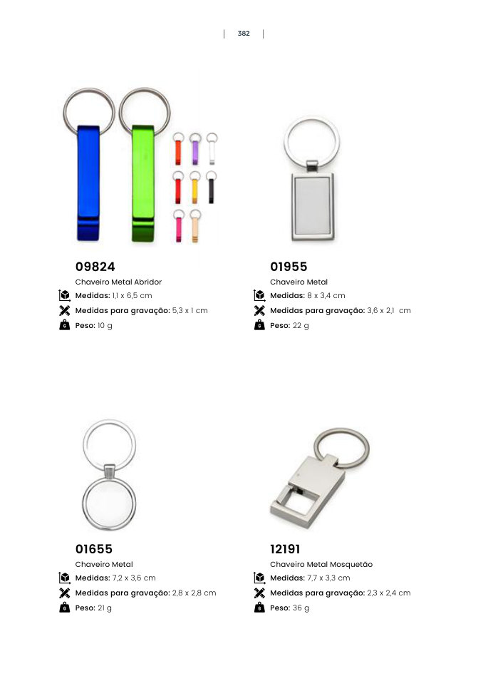 Chaveiros personalizados Encanta
