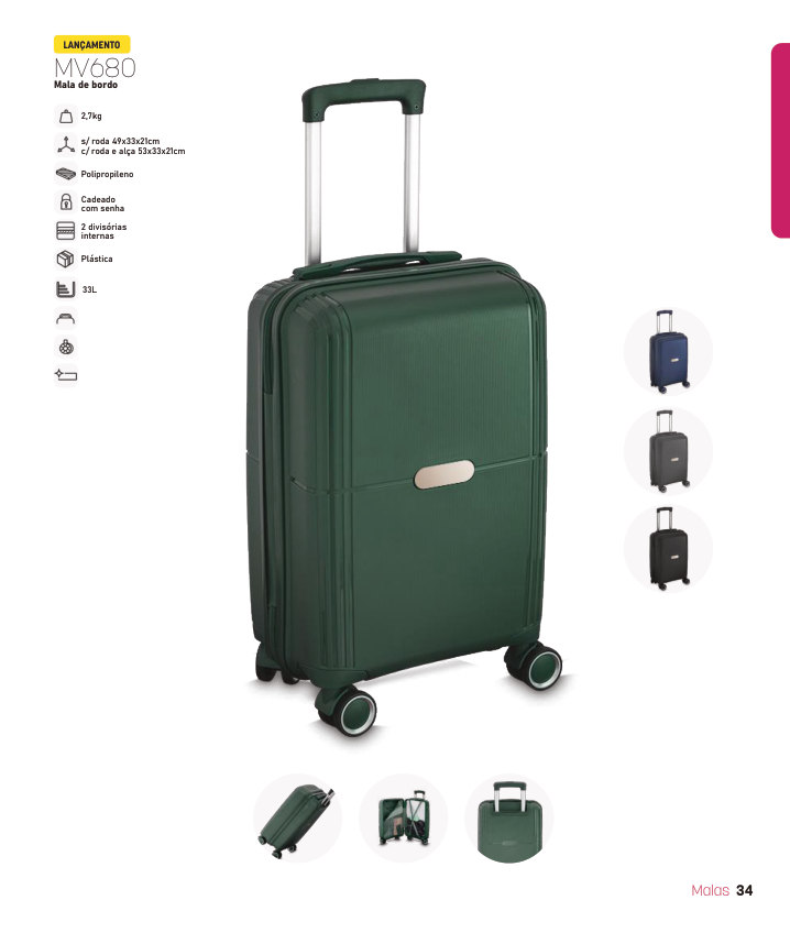 Malas e acessórios de viagem personalizados Encanta